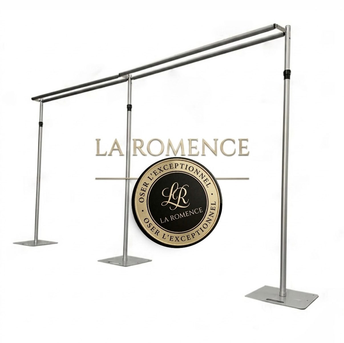Structure fond de scène XXL Double Barre (Pipe & Drape)
